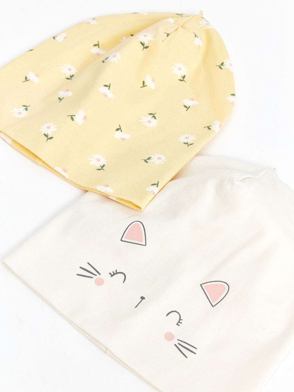 Printed Baby Girl Beanie 2 Pieces -S4BO13Z1-FDL