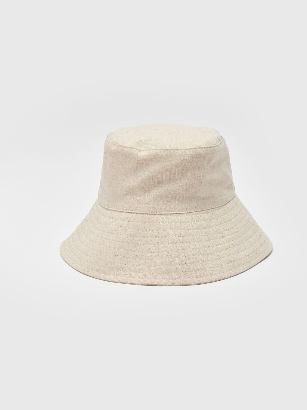 Bej Kadın Bucket Şapka-2