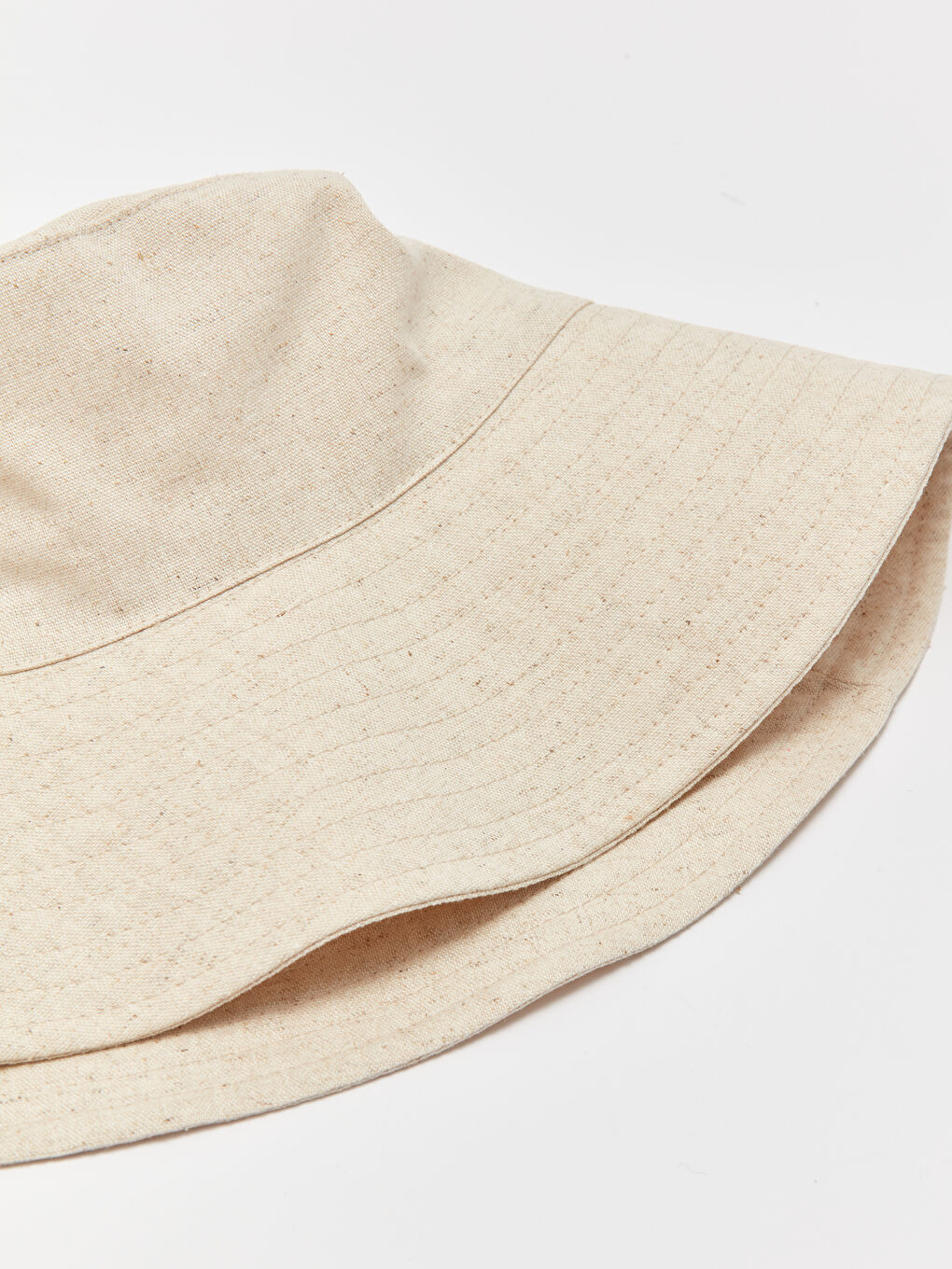 Bej Kadın Bucket Şapka-4