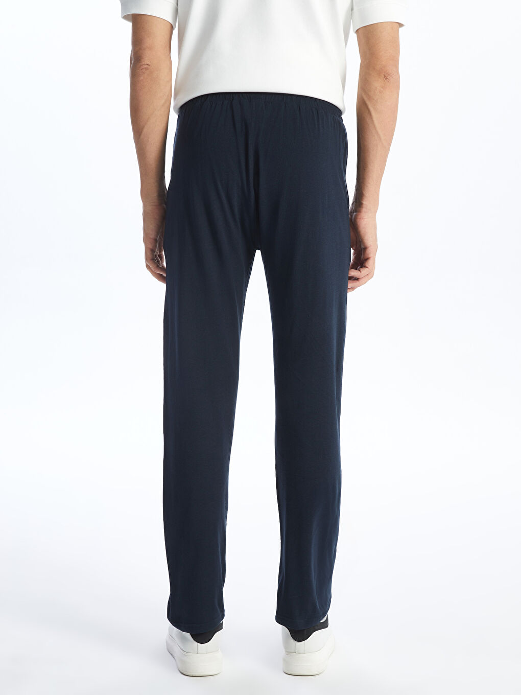 Lacivert Standart Kalıp Erkek Eşofman Altı-4