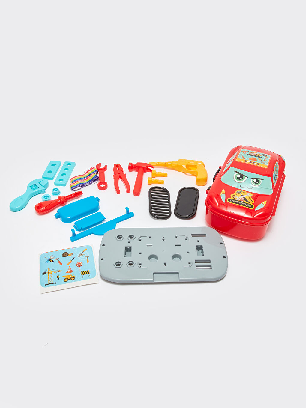 مجموعة إصلاح سيارات لعب-4