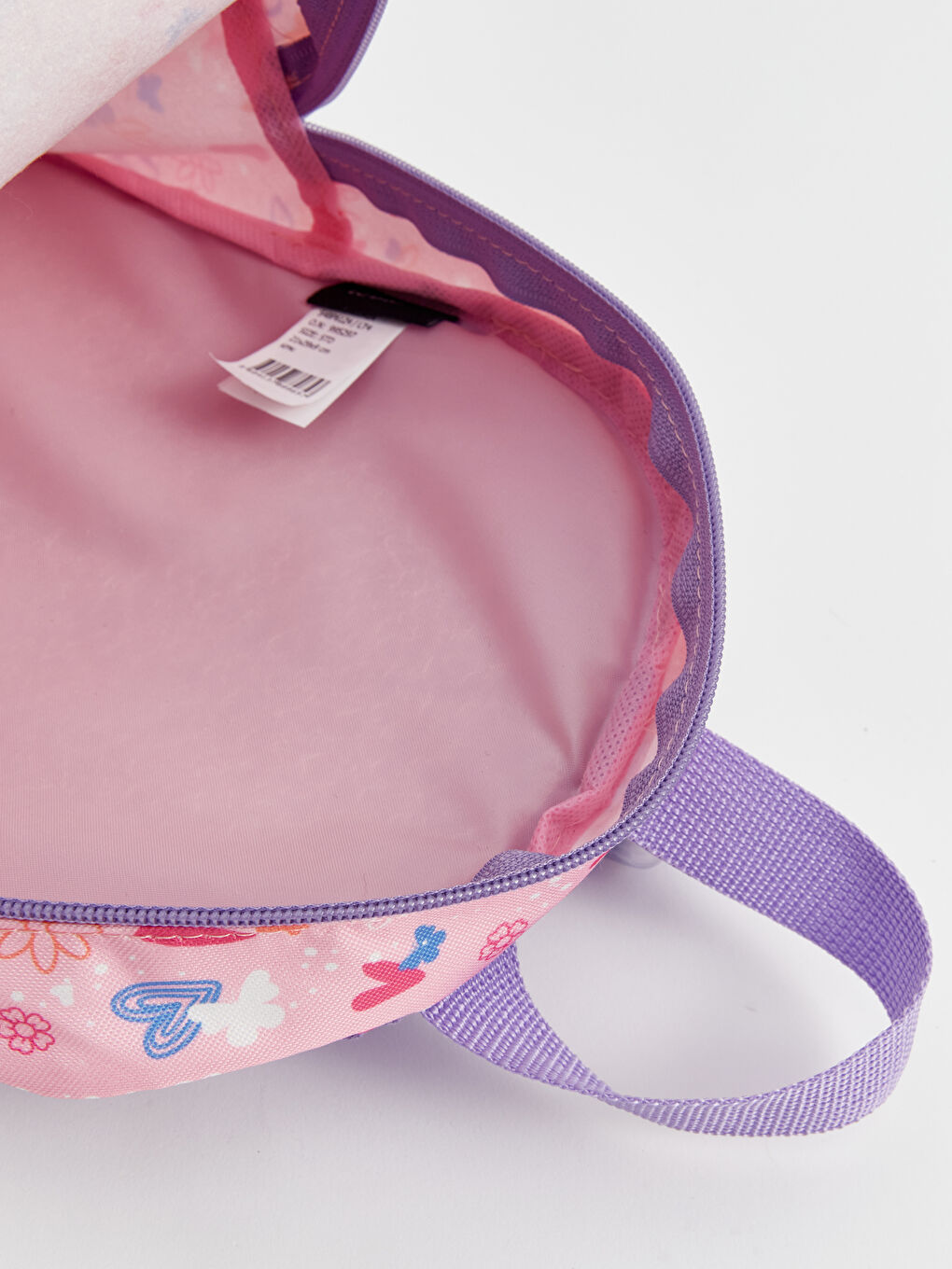 Pembe Baskılı Kız Çocuk Sırt Çantası-4