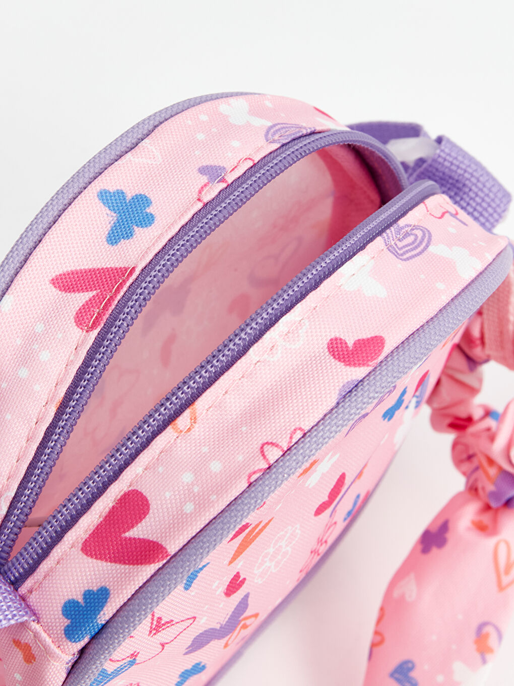 Pembe Baskılı Kız Çocuk Omuz Çantası-2