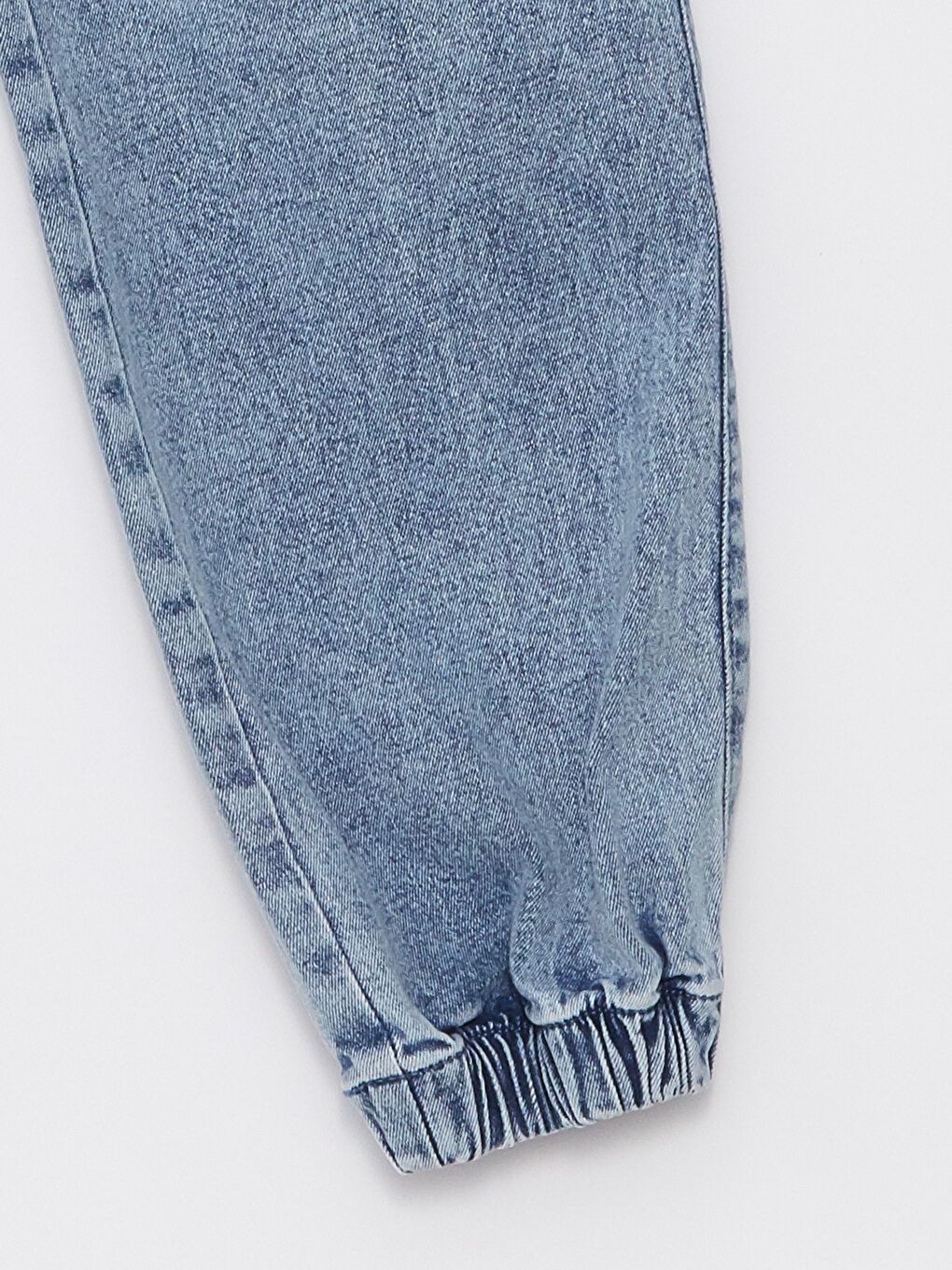 Elasticated Waist Girls' Jean Jogger Trousers-2