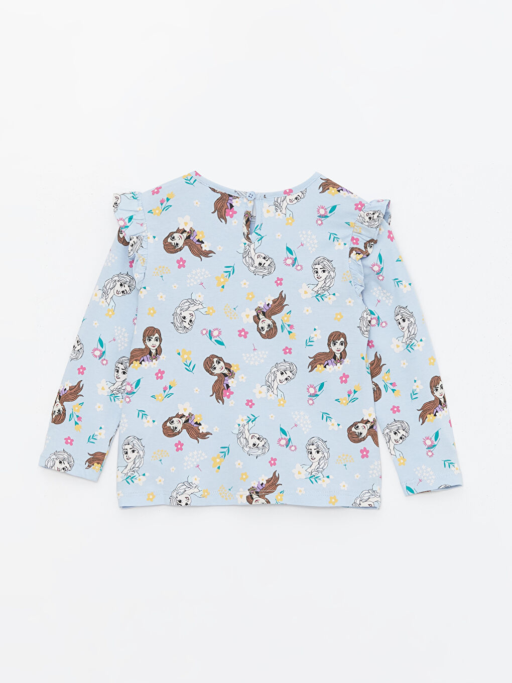 Crew Neck Long Sleeve Printed Baby Girls' T-Shirt -S4BQ68Z1-LQQ