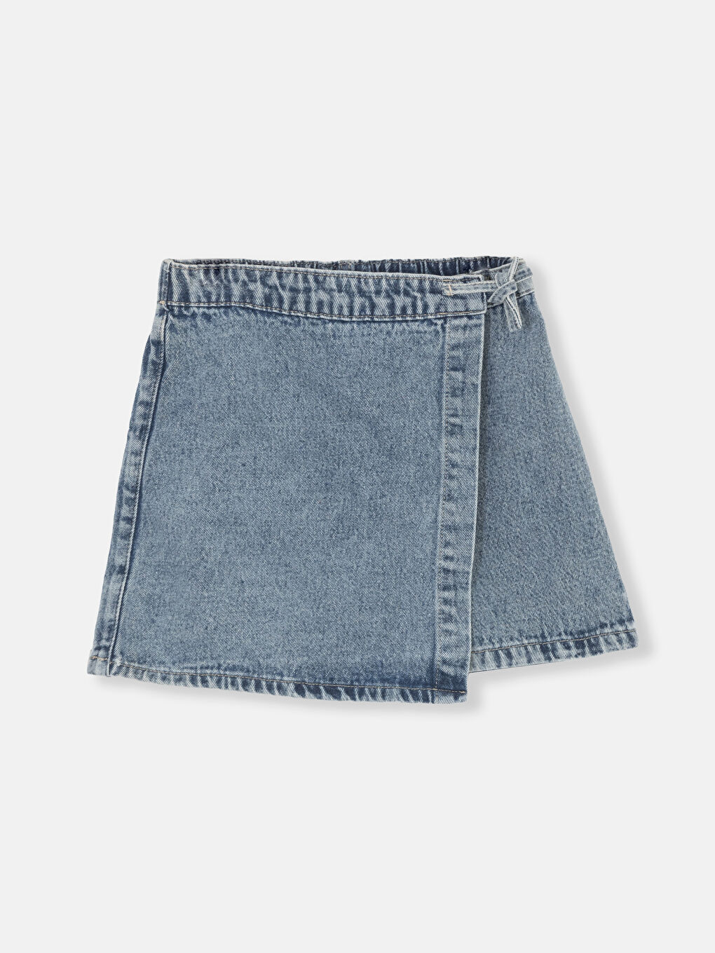 Basic Girl Jean Short Skirt