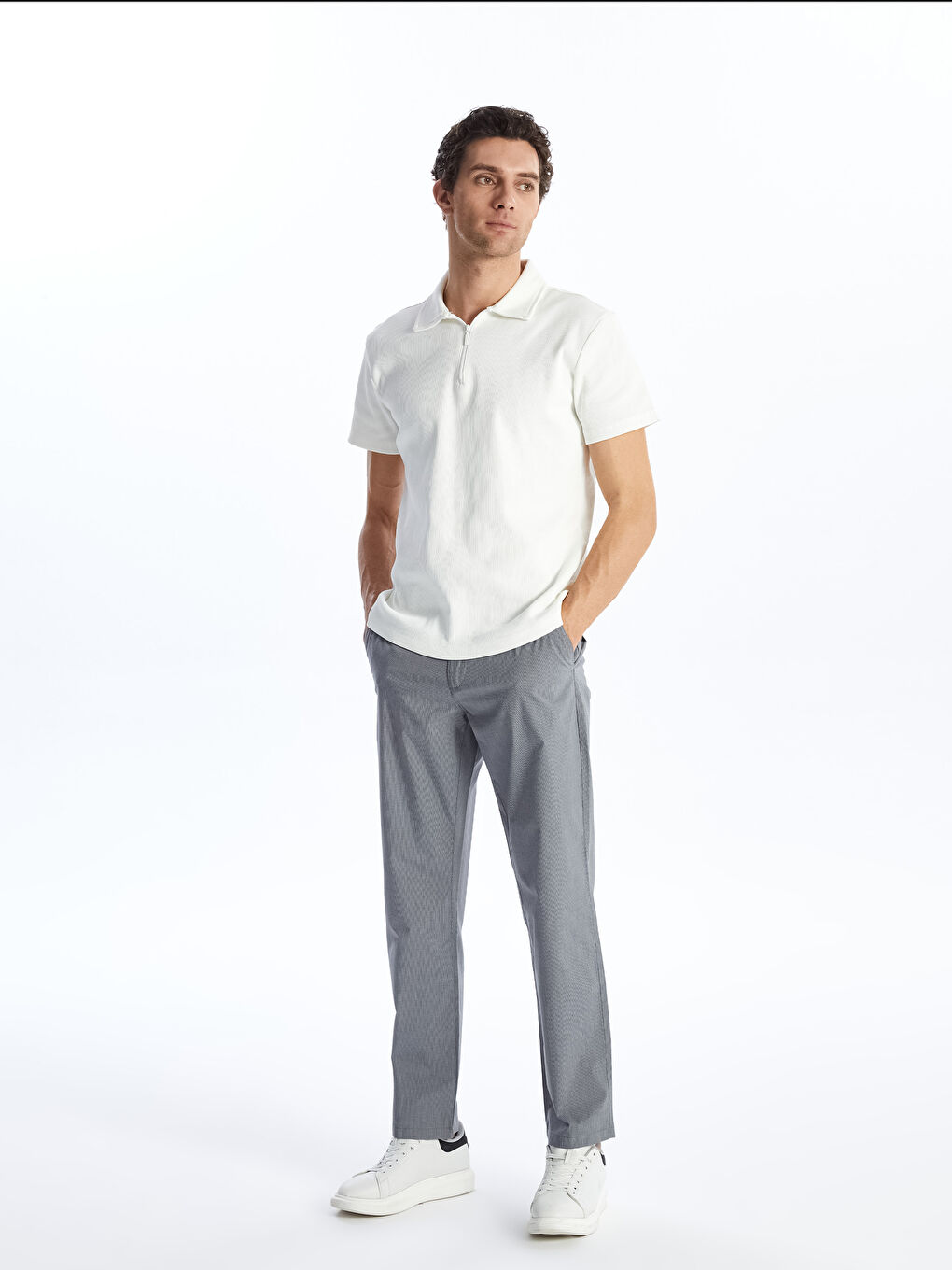 Standard Fit Men's Chino Trousers -S4BR58Z8-CT3