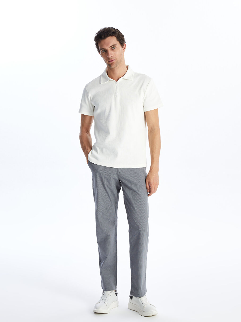Standard Fit Men's Chino Trousers -S4BR58Z8-CT3
