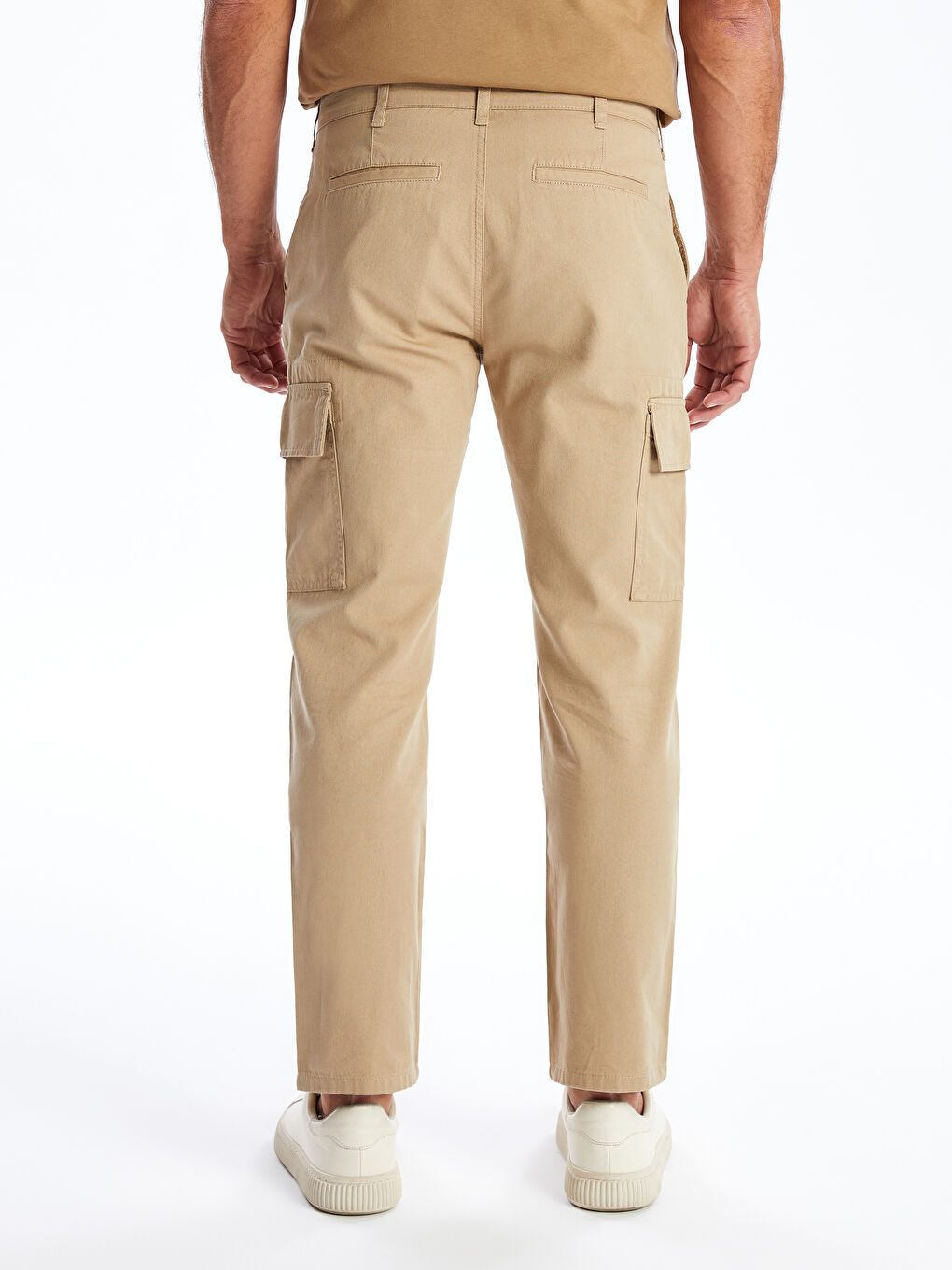 LCWAIKIKI Classic Bej Standart Kalıp Erkek Chino Pantolon - 3