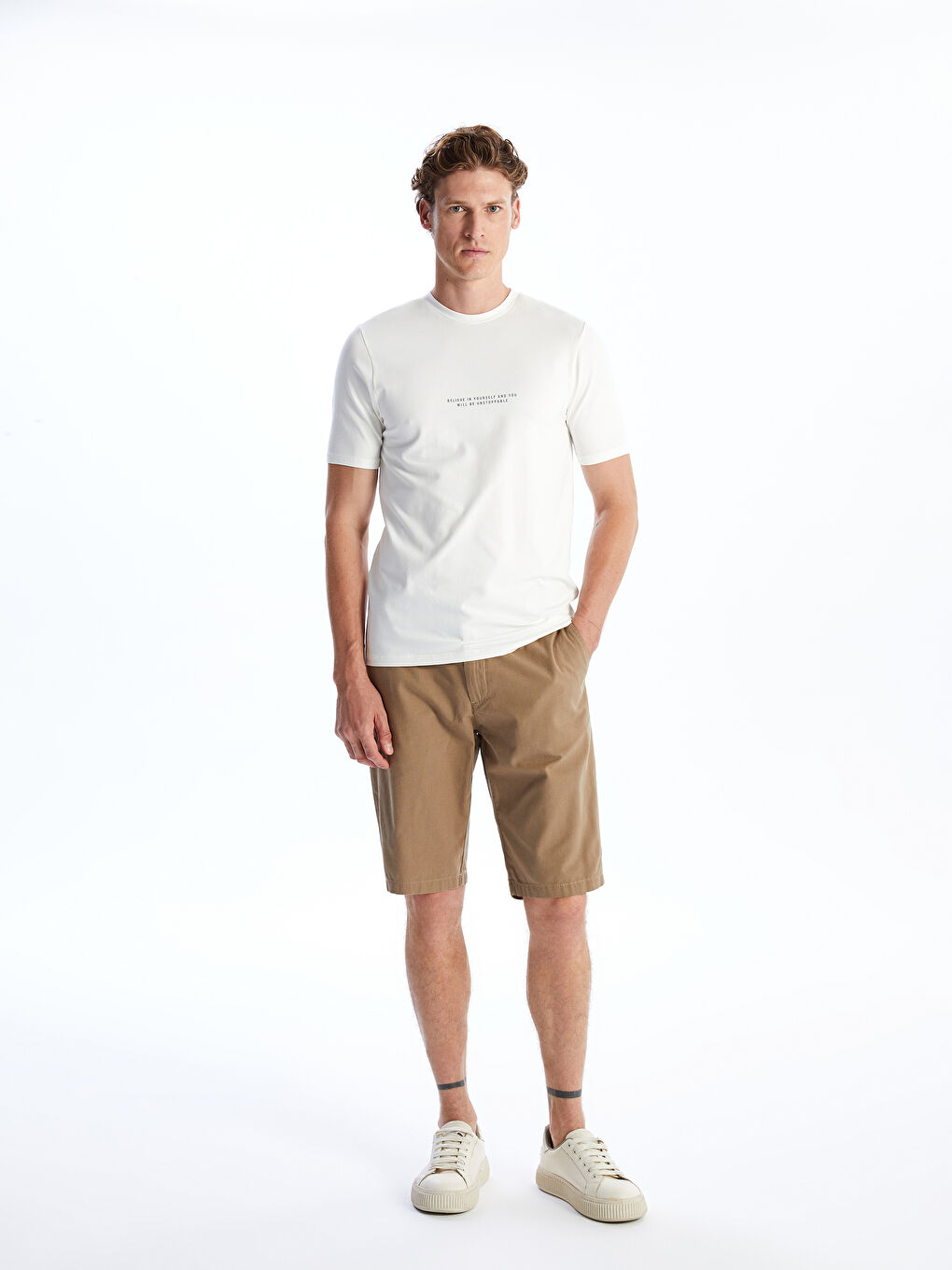 Standard Fit Men's Bermuda Shorts -S4BR66Z8-SXL