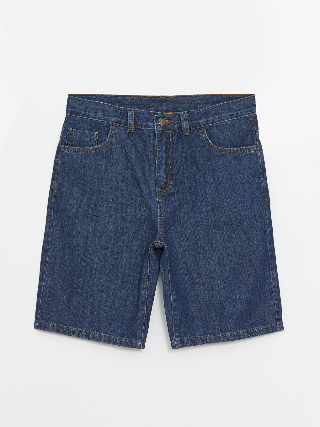 LCW Kids Koyu Rodeo Basic Erkek Çocuk Jean Şort