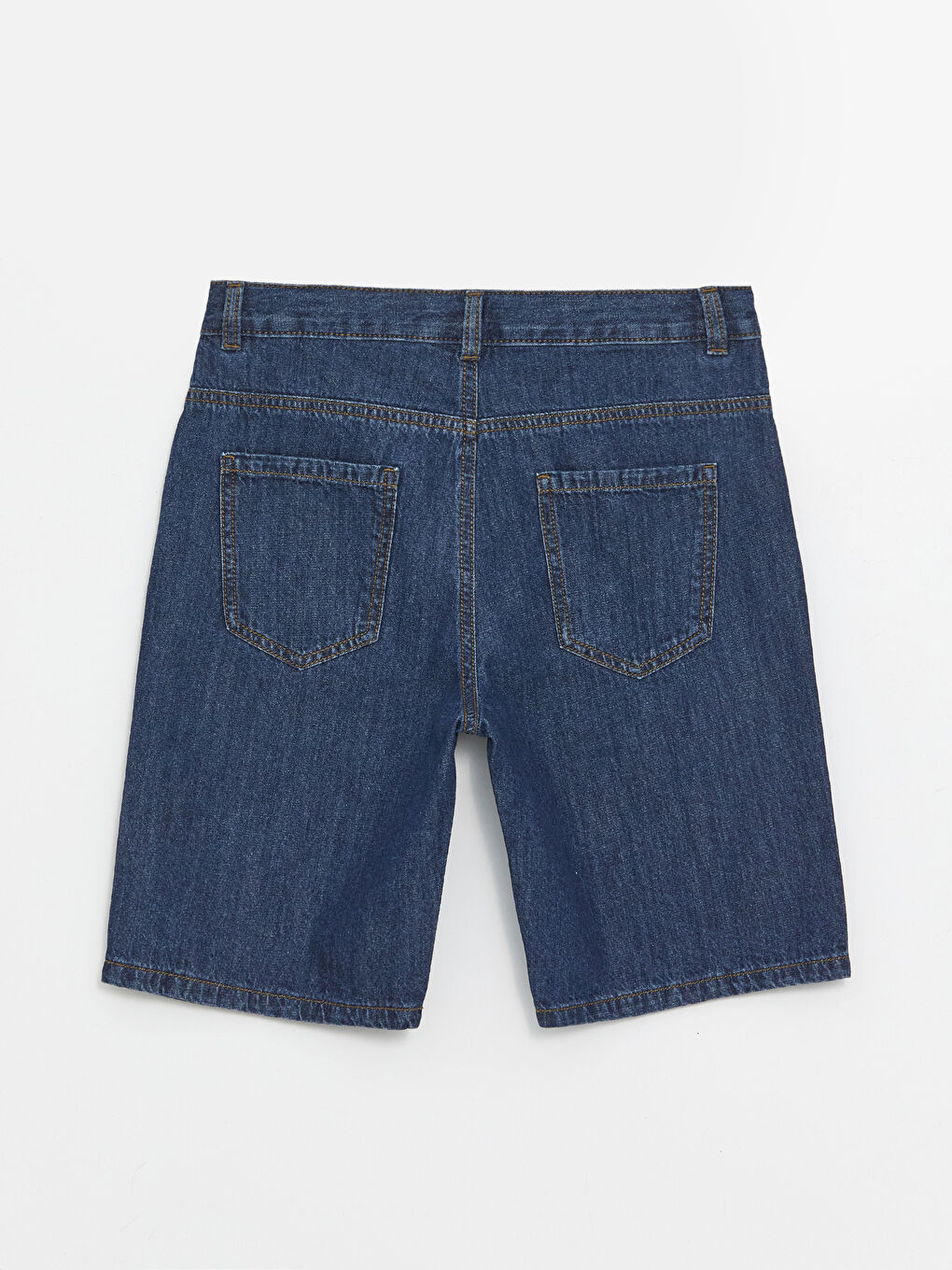 LCW Kids Koyu Rodeo Basic Erkek Çocuk Jean Şort - 1