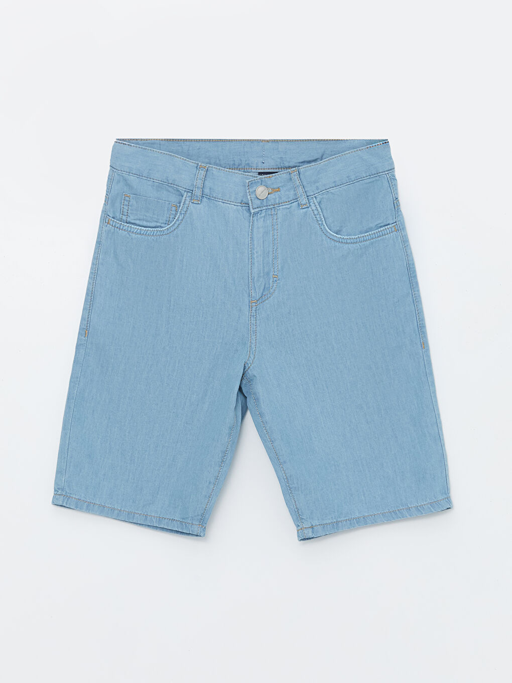 LCW Kids Açık İndigo Rodeo Basic Erkek Çocuk Jean Şort