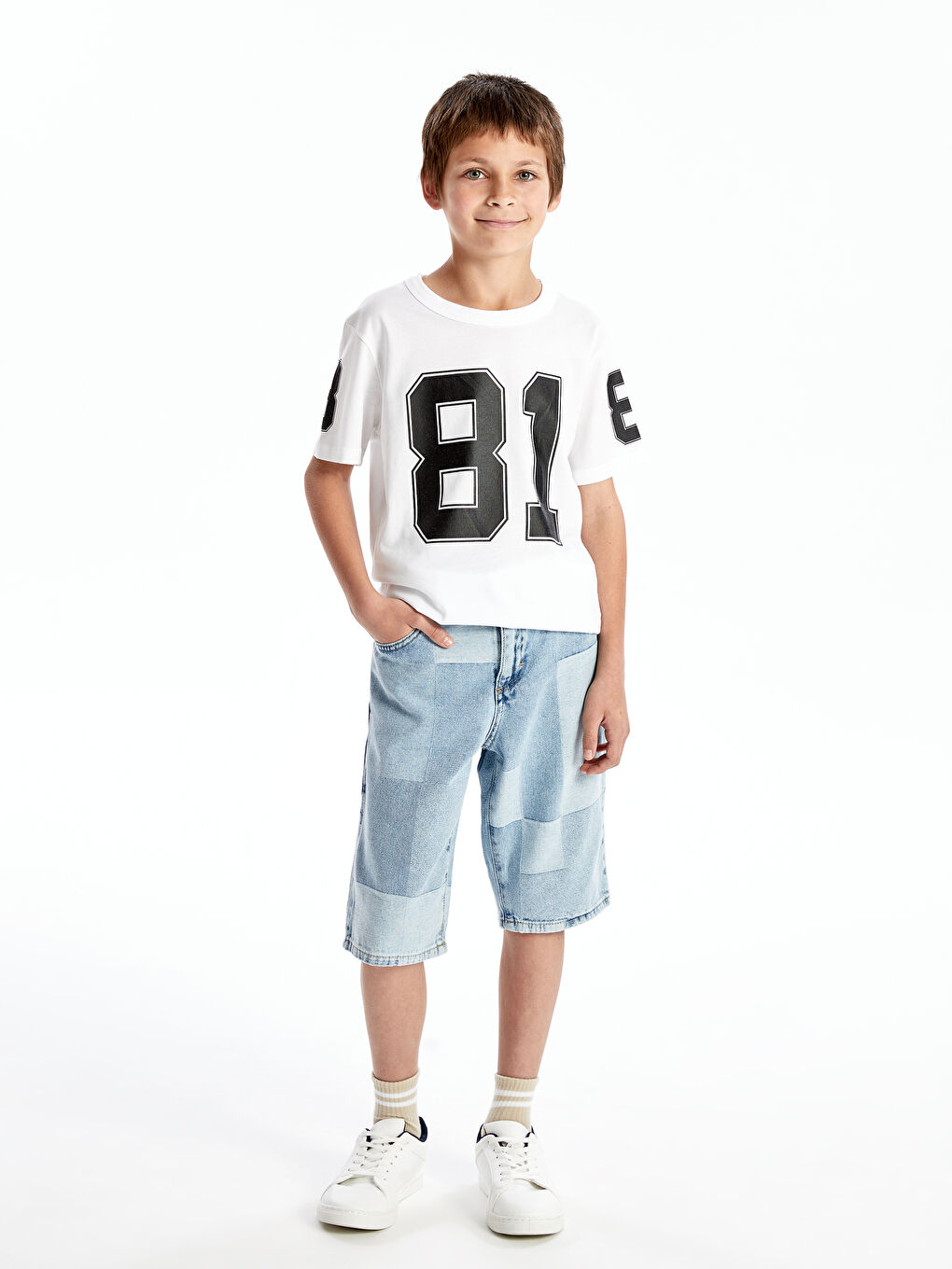 LCW Kids Indigo Erkek Çocuk Jean Roller