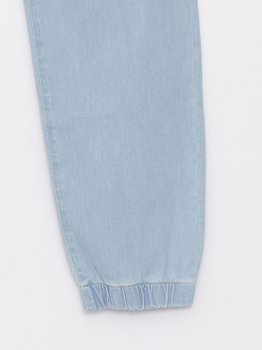 İndigo Rahat Kalıp Beli Lastikli Erkek Çocuk Jean Jogger Pantolon-2