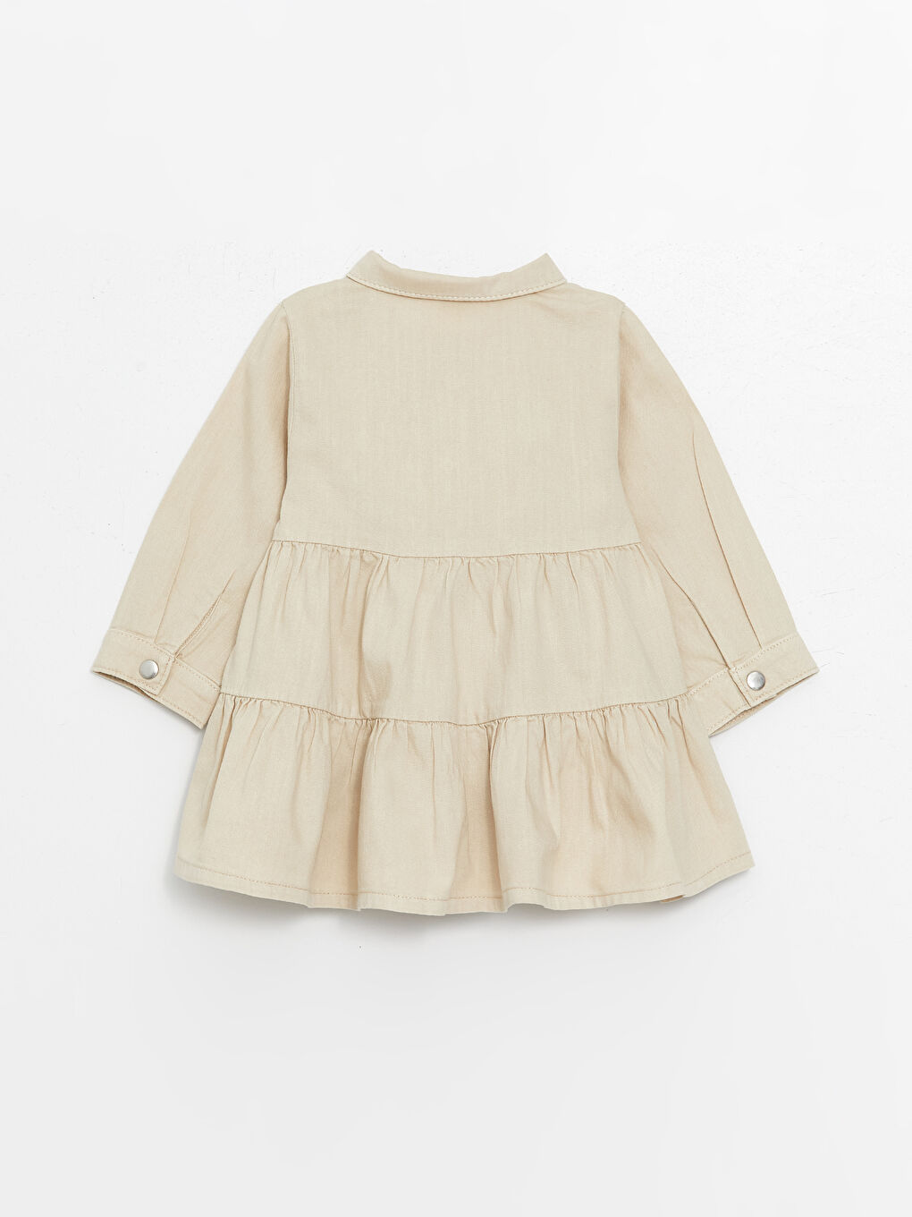 LCW Kids Haljina za bebe devojčice sa kragnom i dugim rukavima -S4BR95Z1-QW5