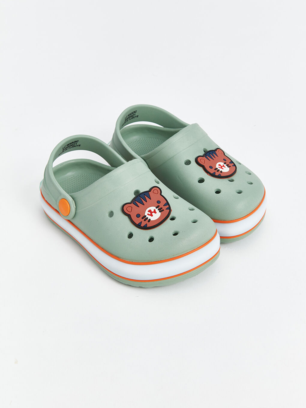 LCW STEPS Yeşil Patch Detaylı Tabanı Işıklı Erkek Bebek Plaj Sandaleti - 1