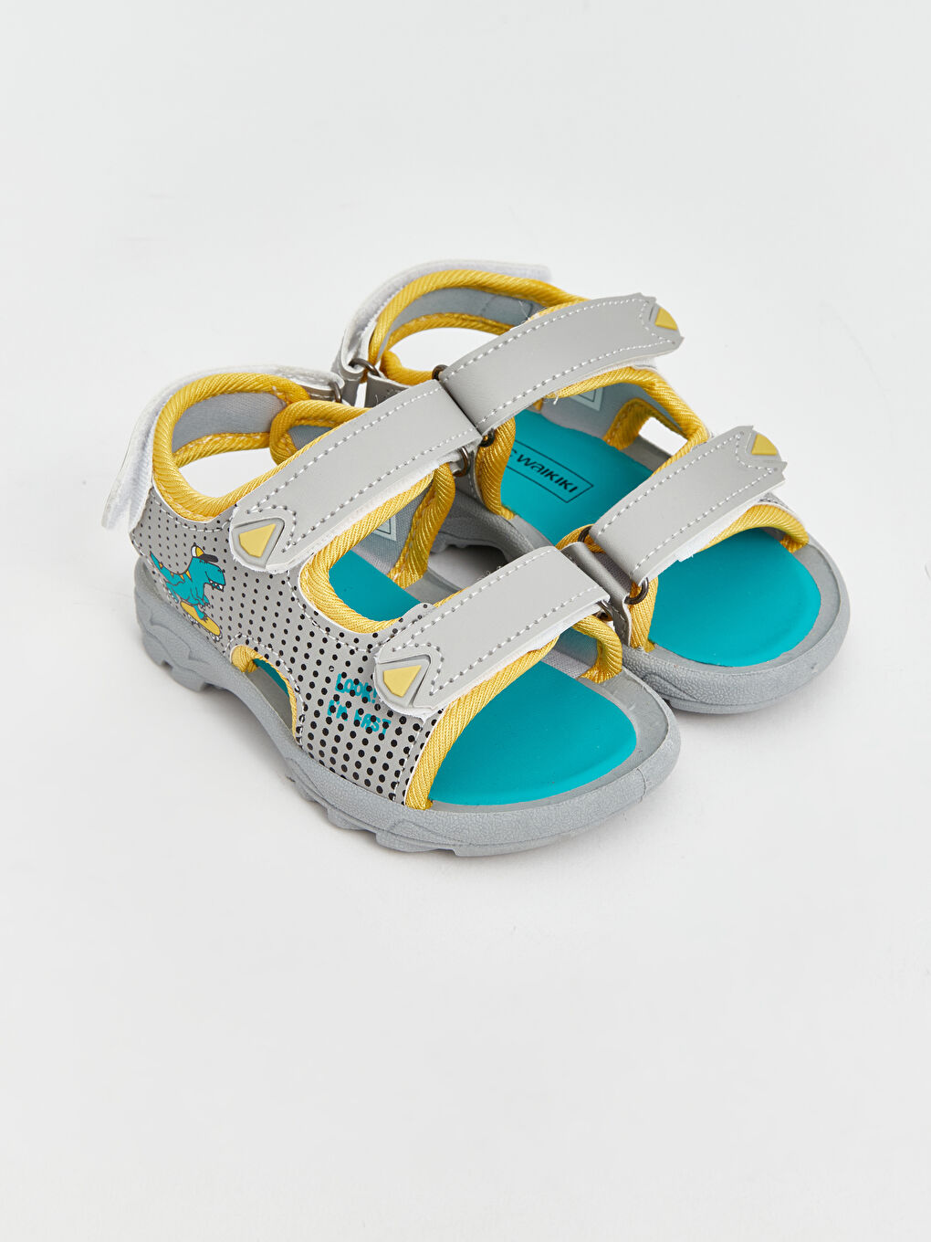 Hook and Loop Double Strap Baby Boys Sandals -S4BS29Z1-VD7