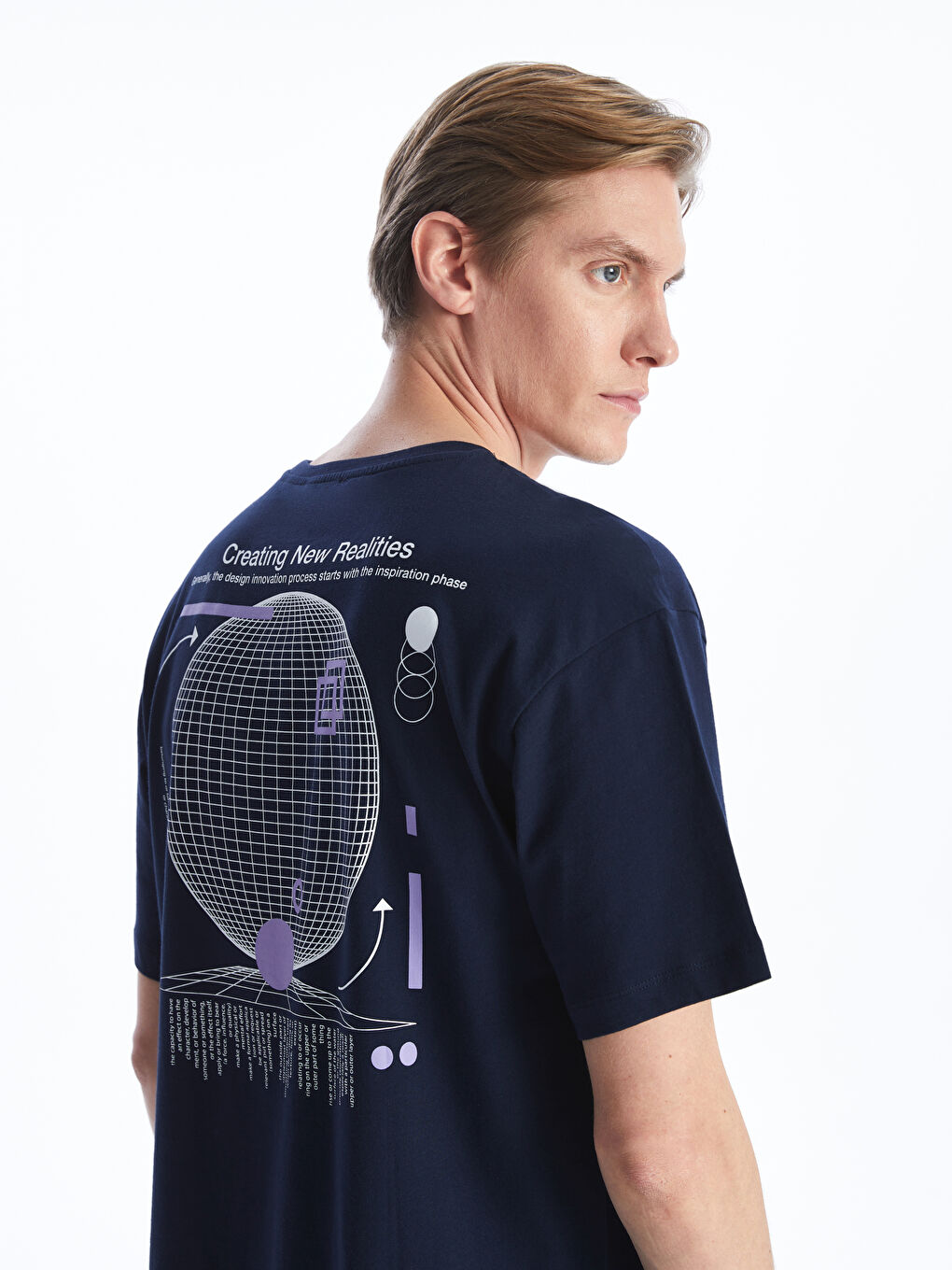 تیشێرت شینی تۆخ پیاو -S4BS75Z8-J2Y