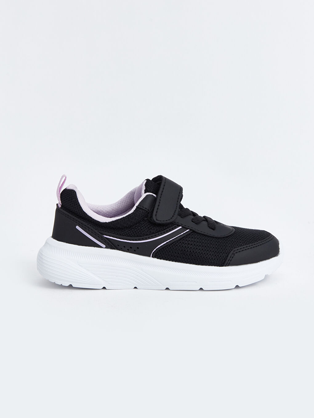 Mesh Detailed Printed Girl's Active Sneakers -S4BS89Z4-RQL