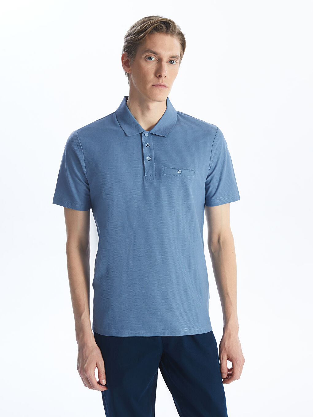 Polo Yaka Kısa Kollu Erkek Tişört