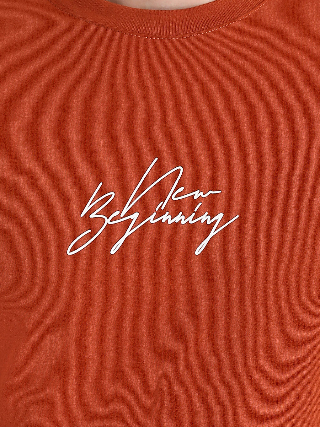 Crew Neck Short Sleeve Printed Men's T-Shirt-4