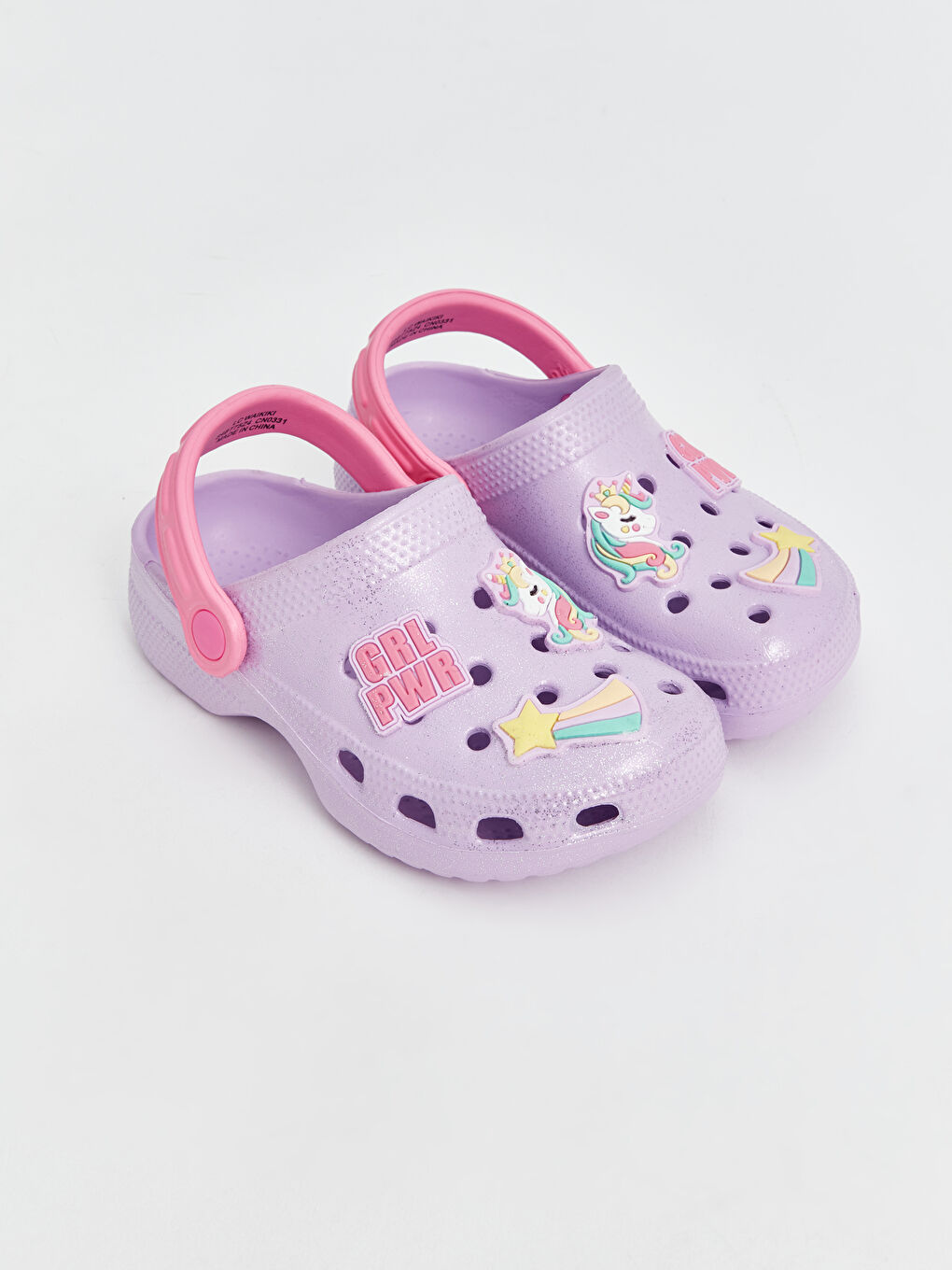 LCW STEPS Printed Girls' Beach Sandals -S4BT75Z4-DP3