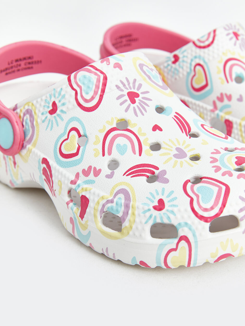 Қыздарға арналған принтті жағажай сандалдары-2