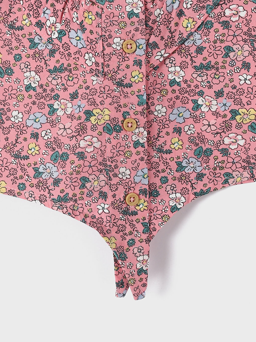 Crew Neck Patterned Baby Girls' Blouse -S4BV61Z1-LT4