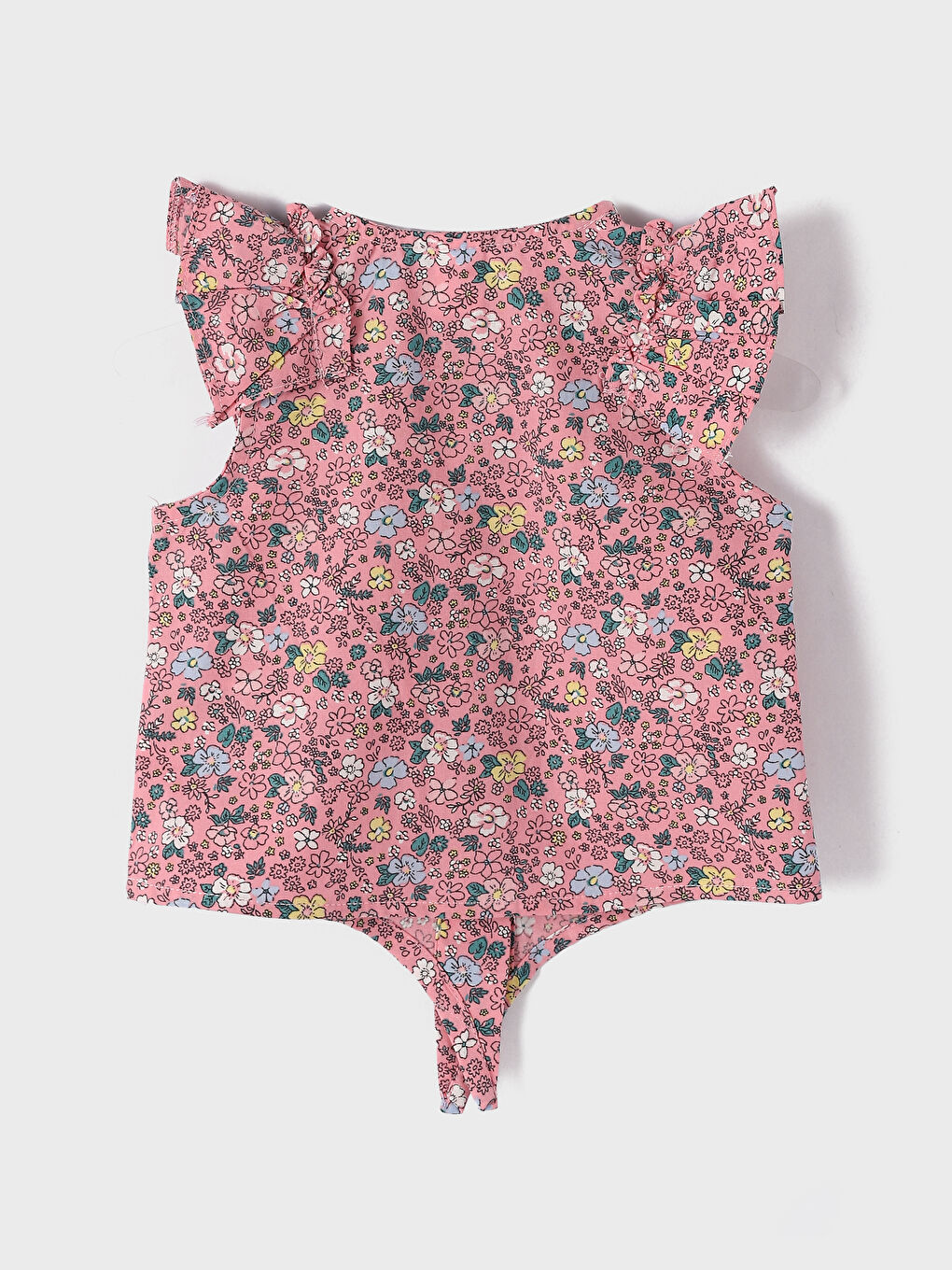 Crew Neck Patterned Baby Girls' Blouse -S4BV61Z1-LT4