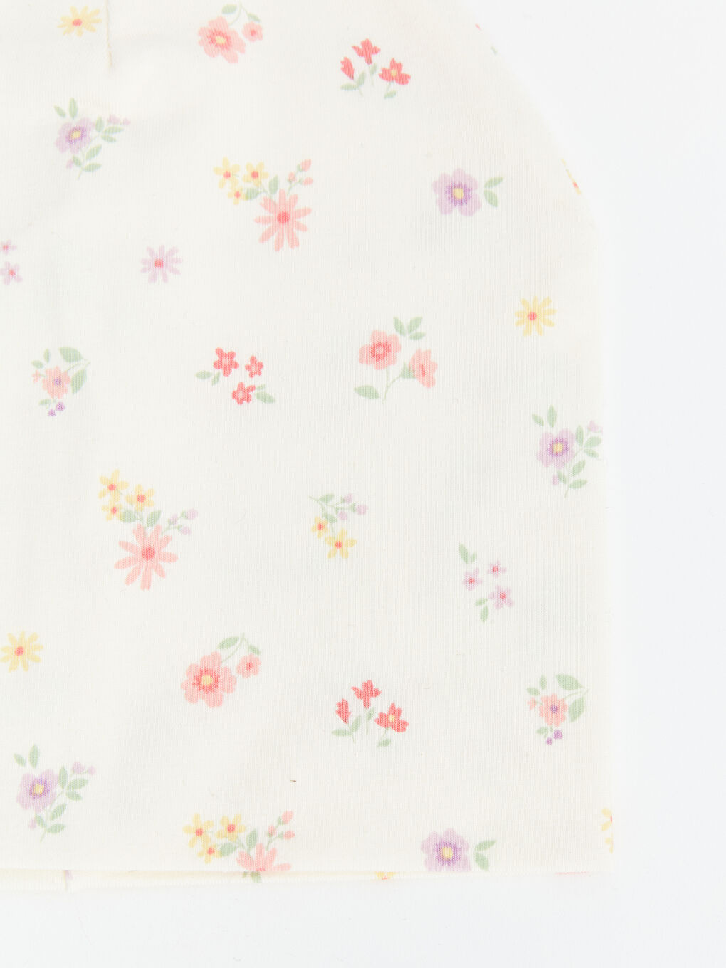 Ekru Baskılı Kız Bebek Bere 2'li-2