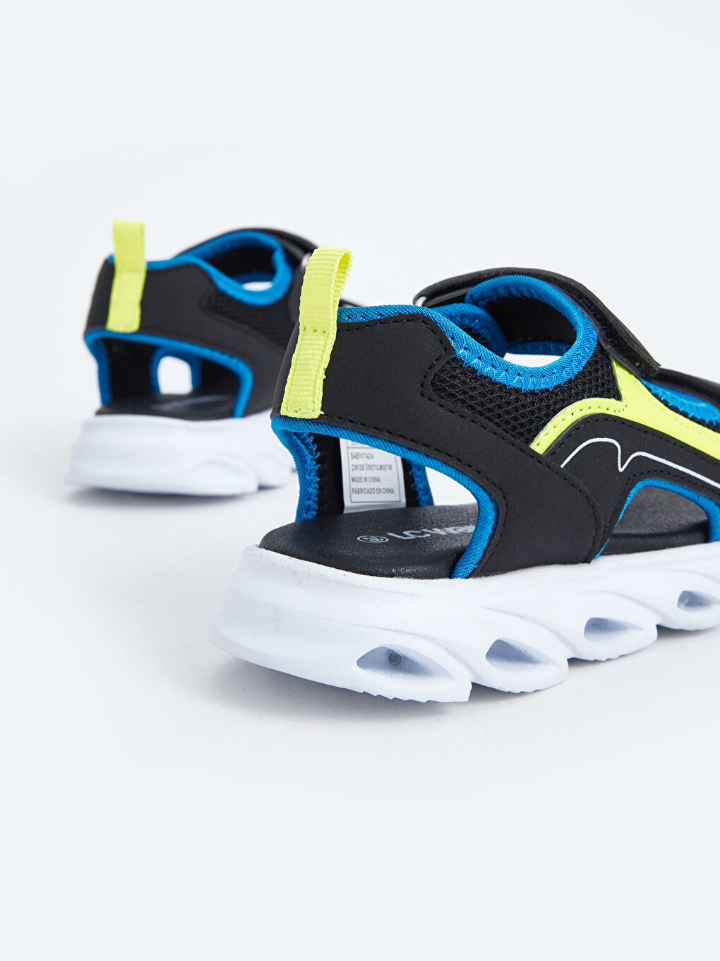 Light-Up Sole Printed Boys' Sandal -S4BV74Z4-HUC
