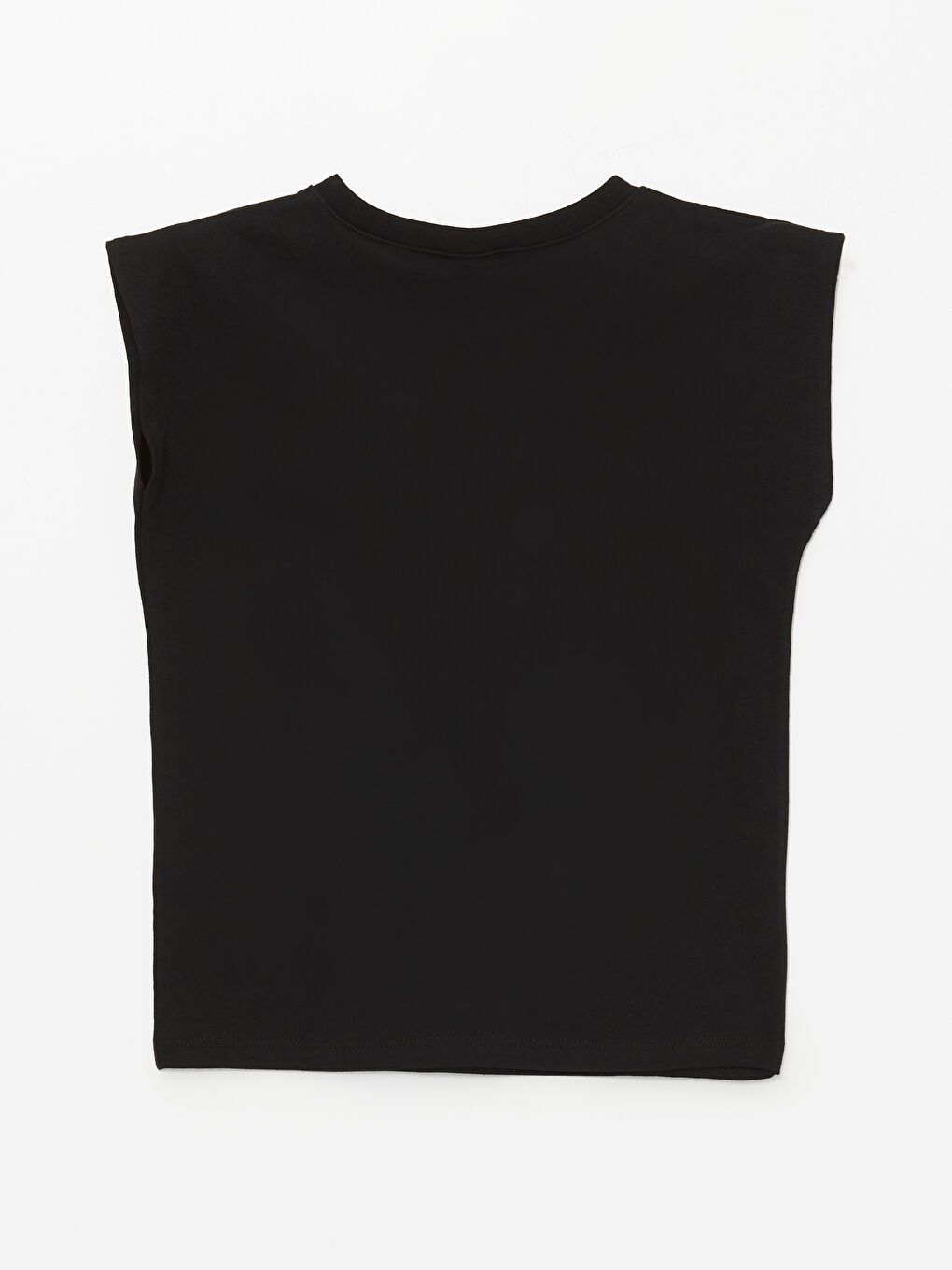 Crew Neck Printed Girl's Undershirt -S4BV91Z4-CVL