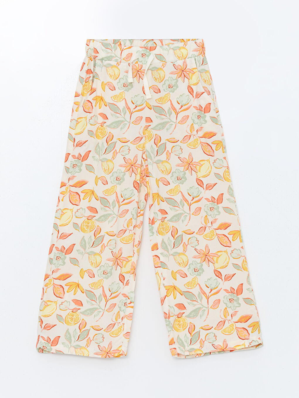 بنطلون للبنات بخصر مرن ومطبوع