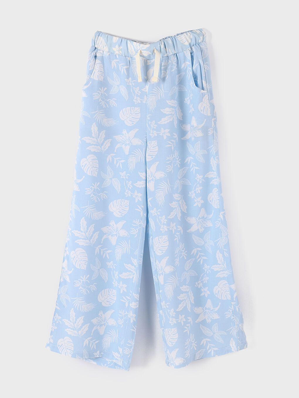 Pantalon Imprimé à Taille Élastiquée pour Filles