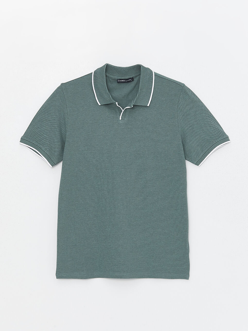 Tricou cu Guler Polo și Mânecă Scurtă pentru Bărbați-5