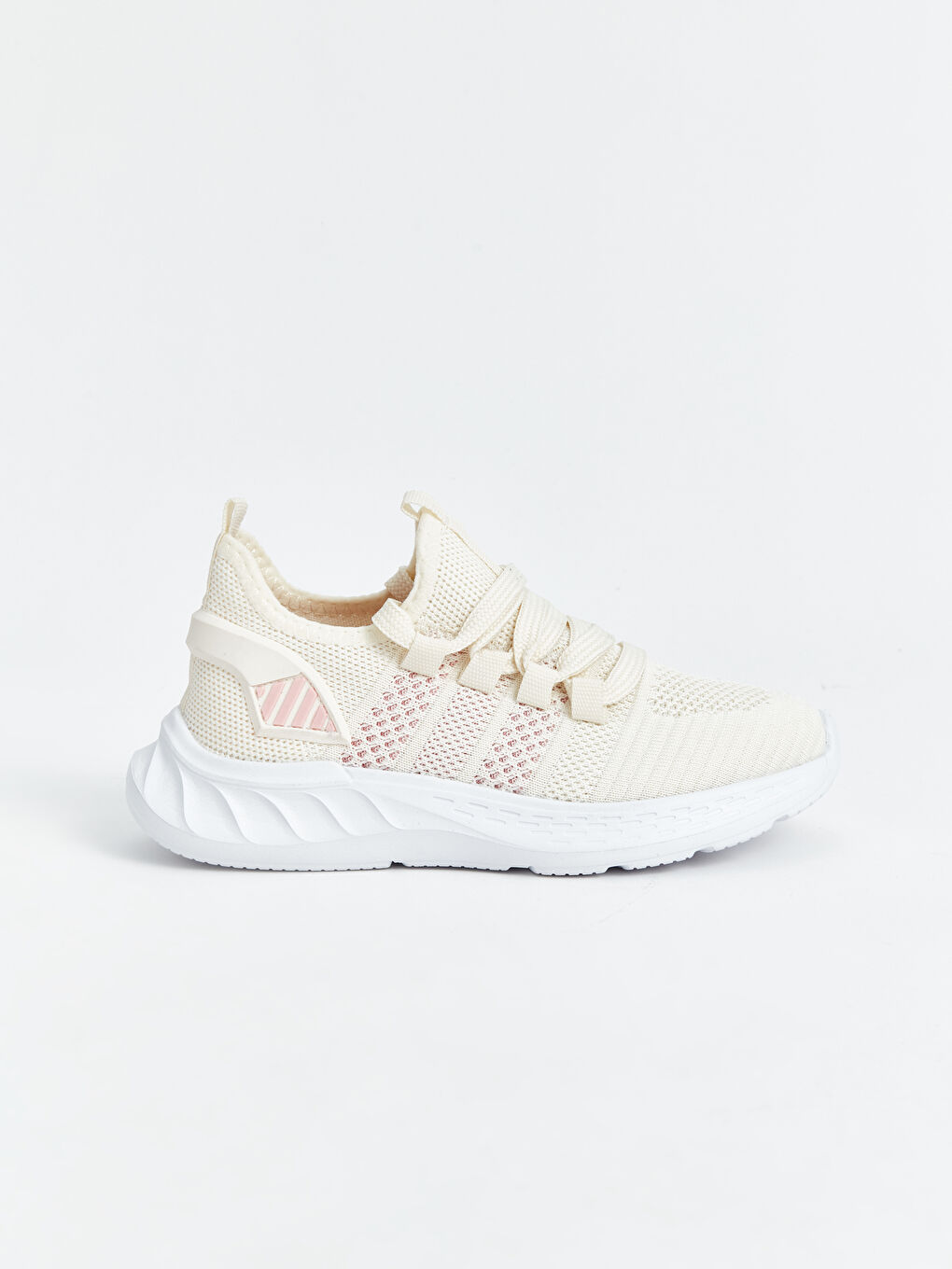 Mesh Detailed Lace-Up Girl Trainers -S4BY44Z4-Q6K