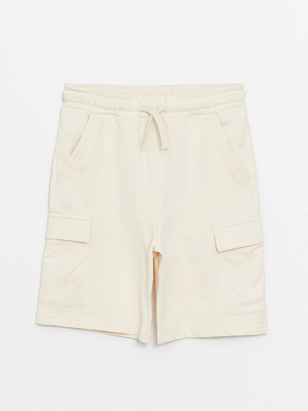 Elastic Waist Basic Boys' Cargo Shorts