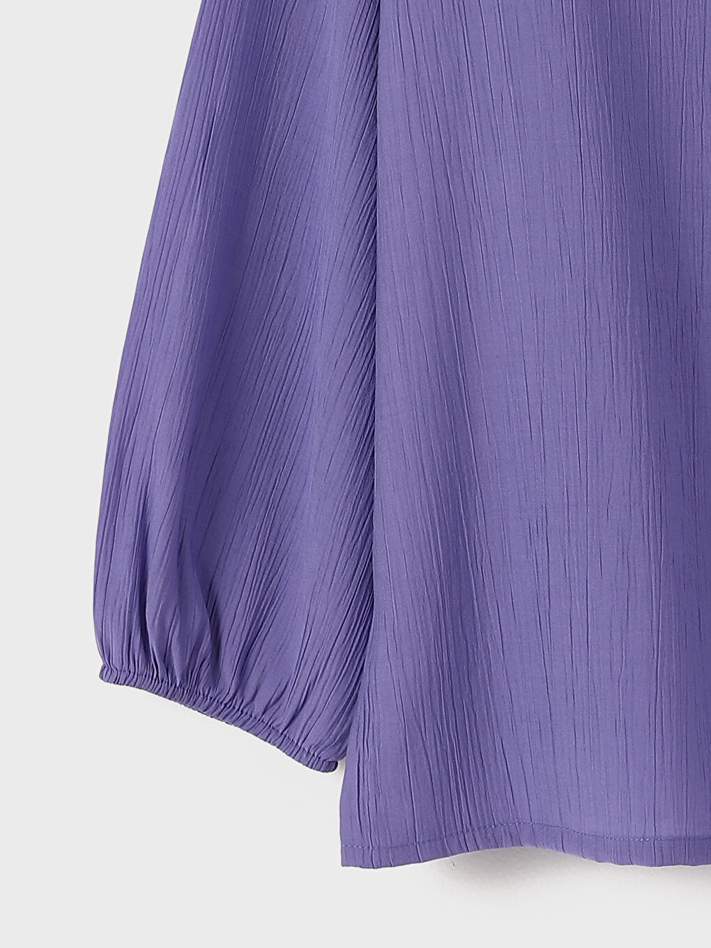 LCWAIKIKI Classic Notch Neck Textured Women's Blouse -S4BY90Z8-GPZ