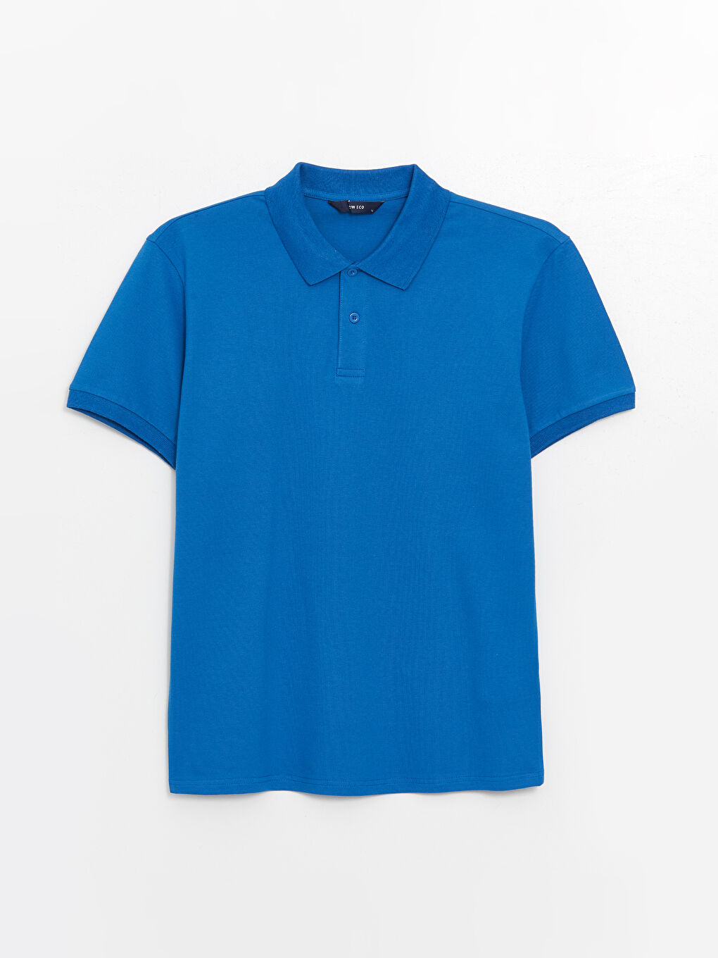 T-shirt en piqué à manches courtes et col polo pour homme-5