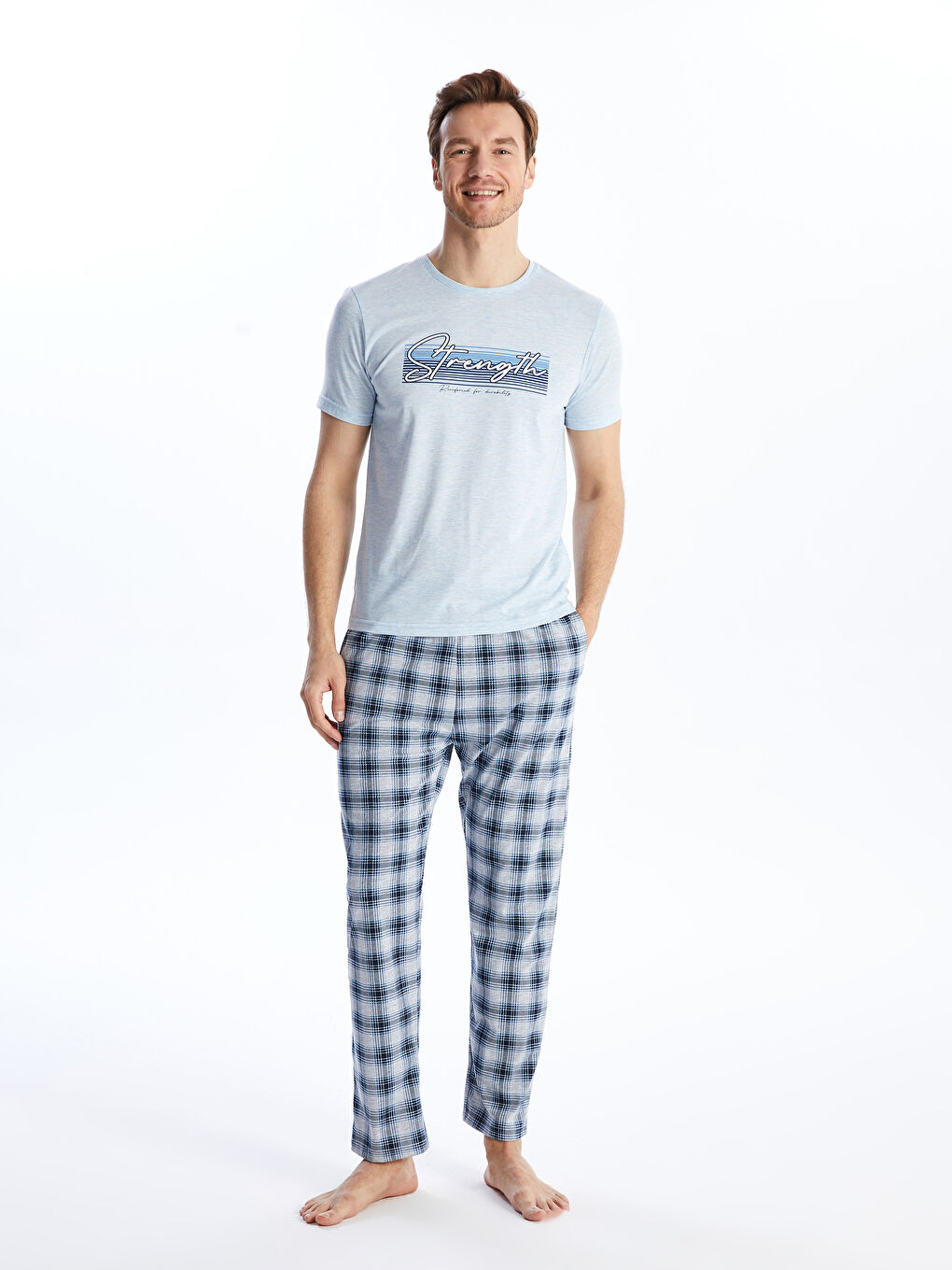 Standard Fit Men's Pajama Set -S4CA26Z8-LRW