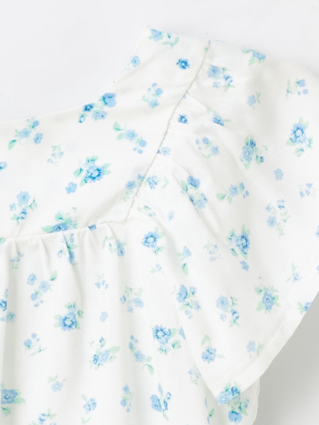 Ekru Bisiklet Yaka Kız Çocuk Bluz ve Pantolon-2