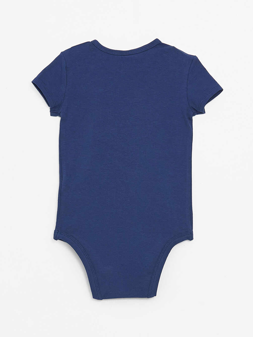 Crew Neck Printed Baby Boy Body With Snap Fastener -S4CB17Z1-J2Y