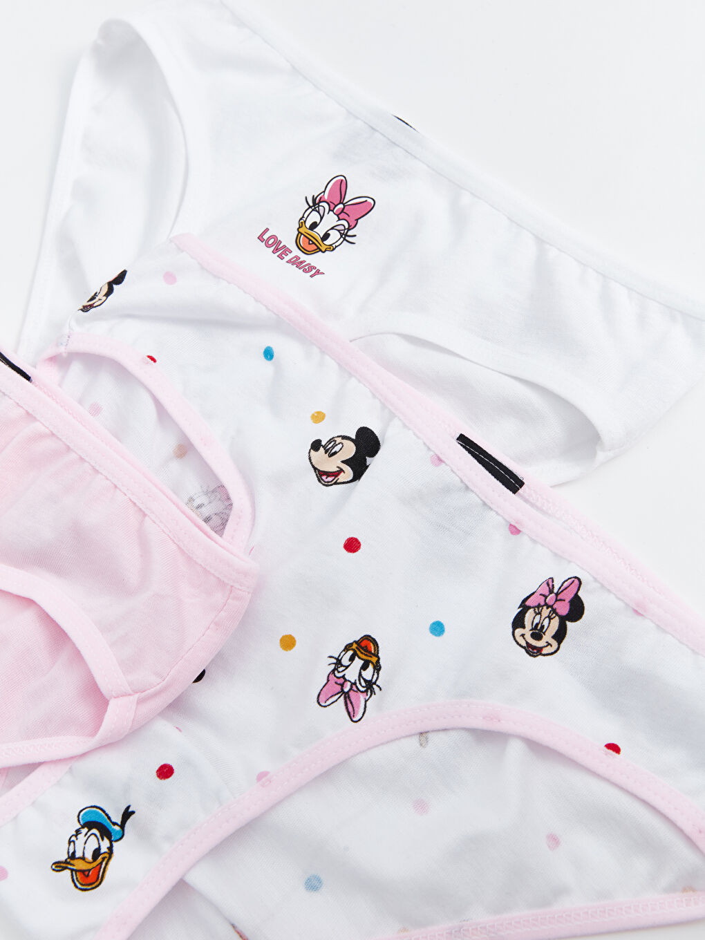 LCW Kids Pembe Minnie Mouse Baskılı Kız Çocuk Külot 3'lü - 1