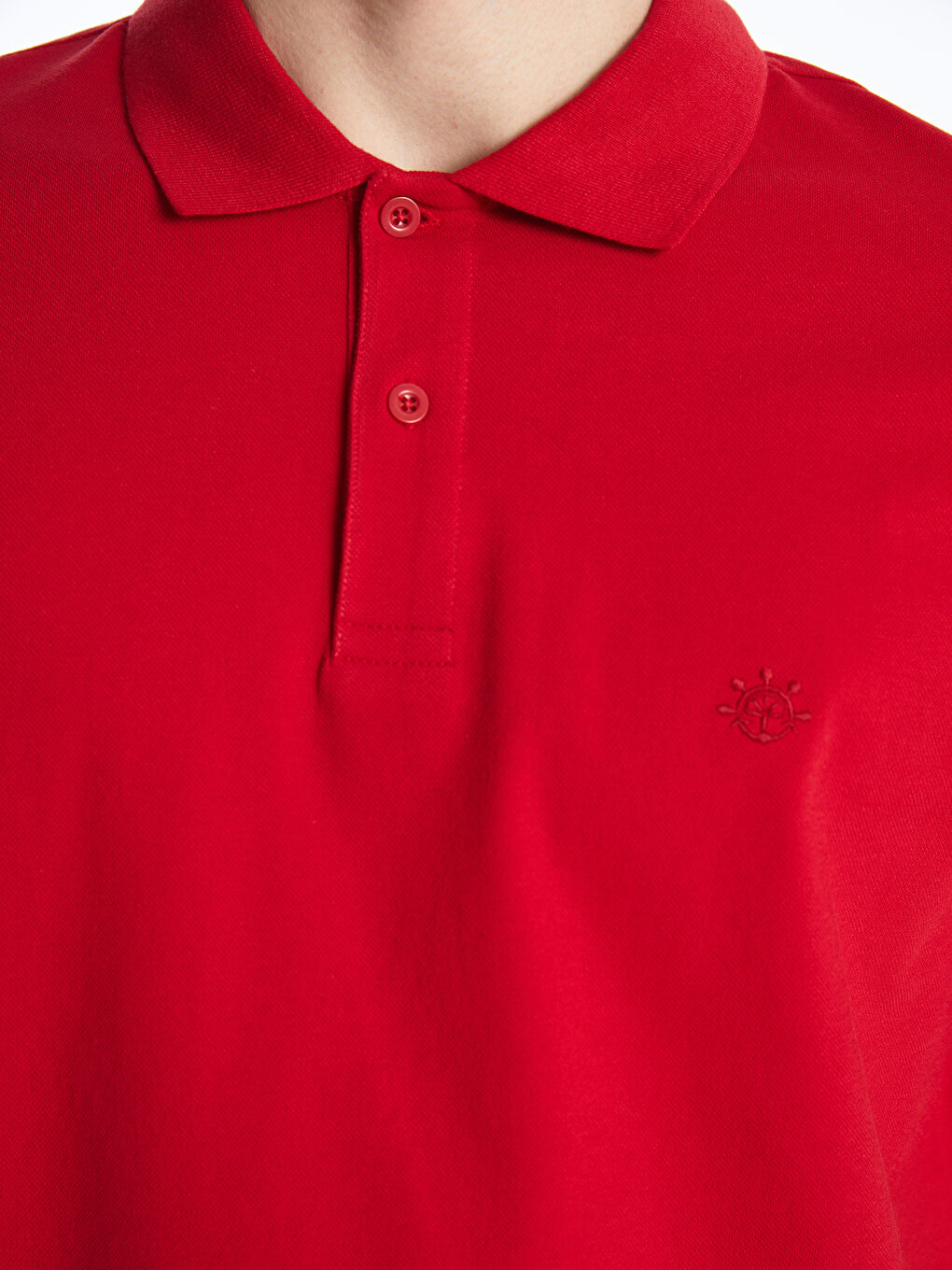 Polo Neck Short Sleeve Pique Men's T-Shirt-3