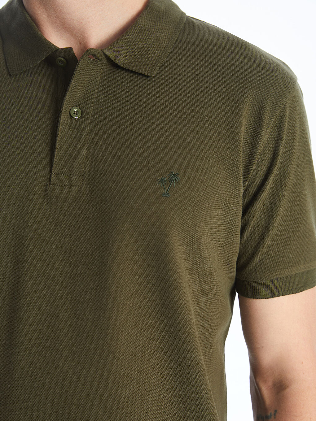 LCW ECO Polo Neck Short Sleeve Pique Men's T-Shirt -S4CC50Z8-Y1H