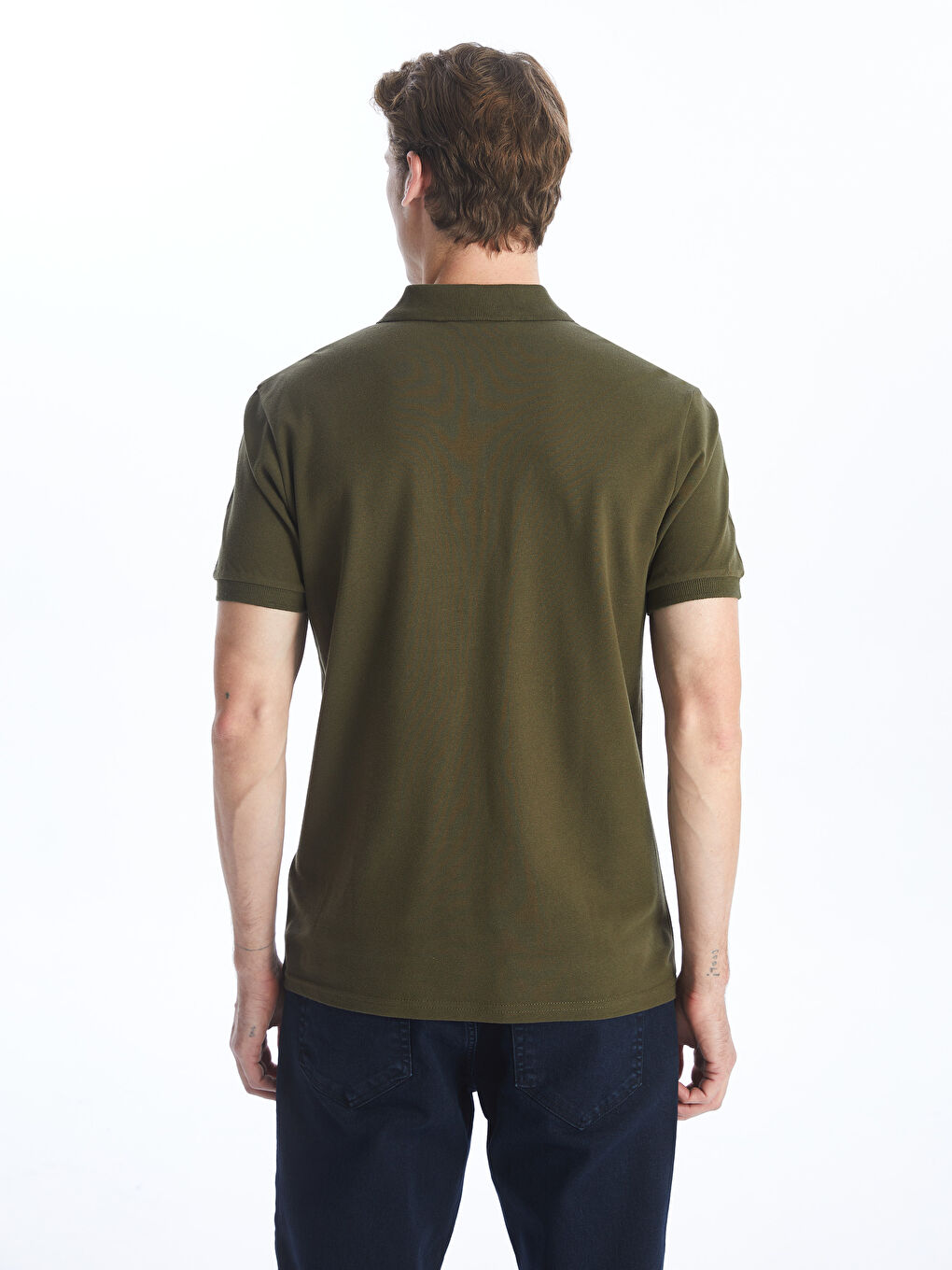 LCW ECO Polo Neck Short Sleeve Pique Men's T-Shirt -S4CC50Z8-Y1H