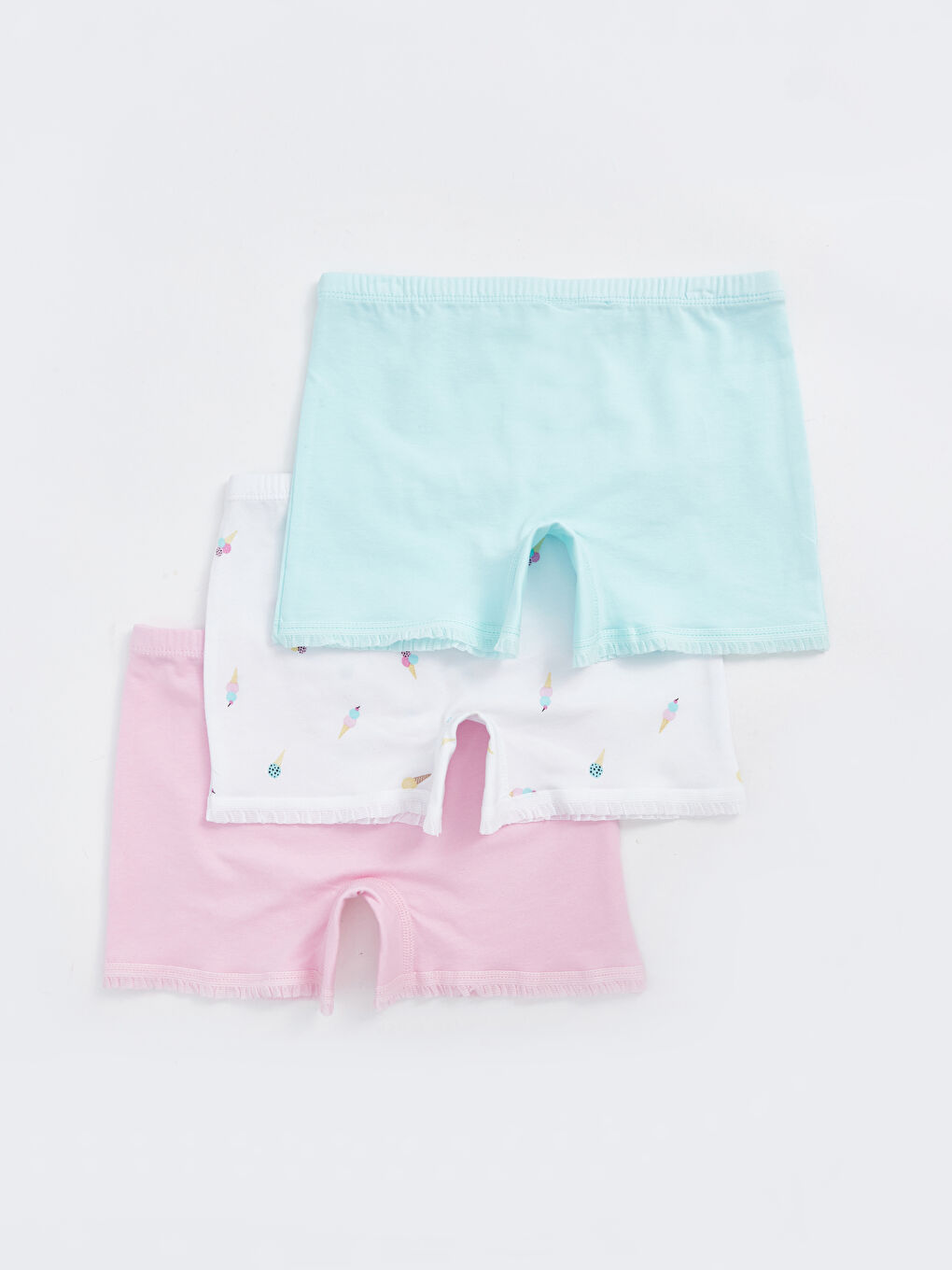 Boxeri pentru Fete cu Imprimeu 3 Bucăți-1