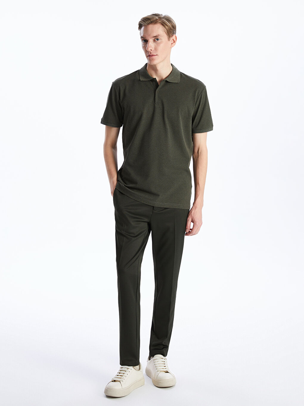 Slim Fit Men's Chino Trousers -S4CD11Z8-LAV