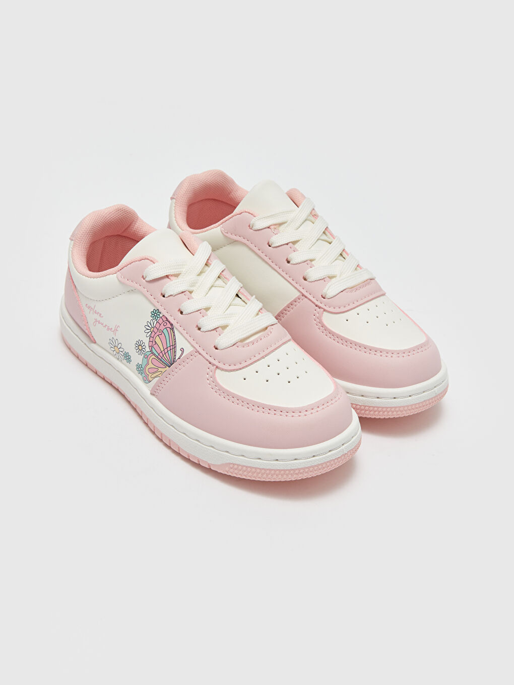 LCW STEPS Bedruckte Mädchen-Sneaker mit Schnürung -S4CE02Z4-LT4
